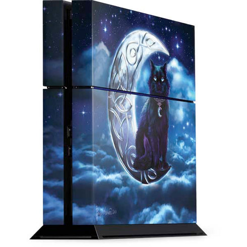 Celtic Black Cat by Brigid Ashwood PlayStation PS4 Skins